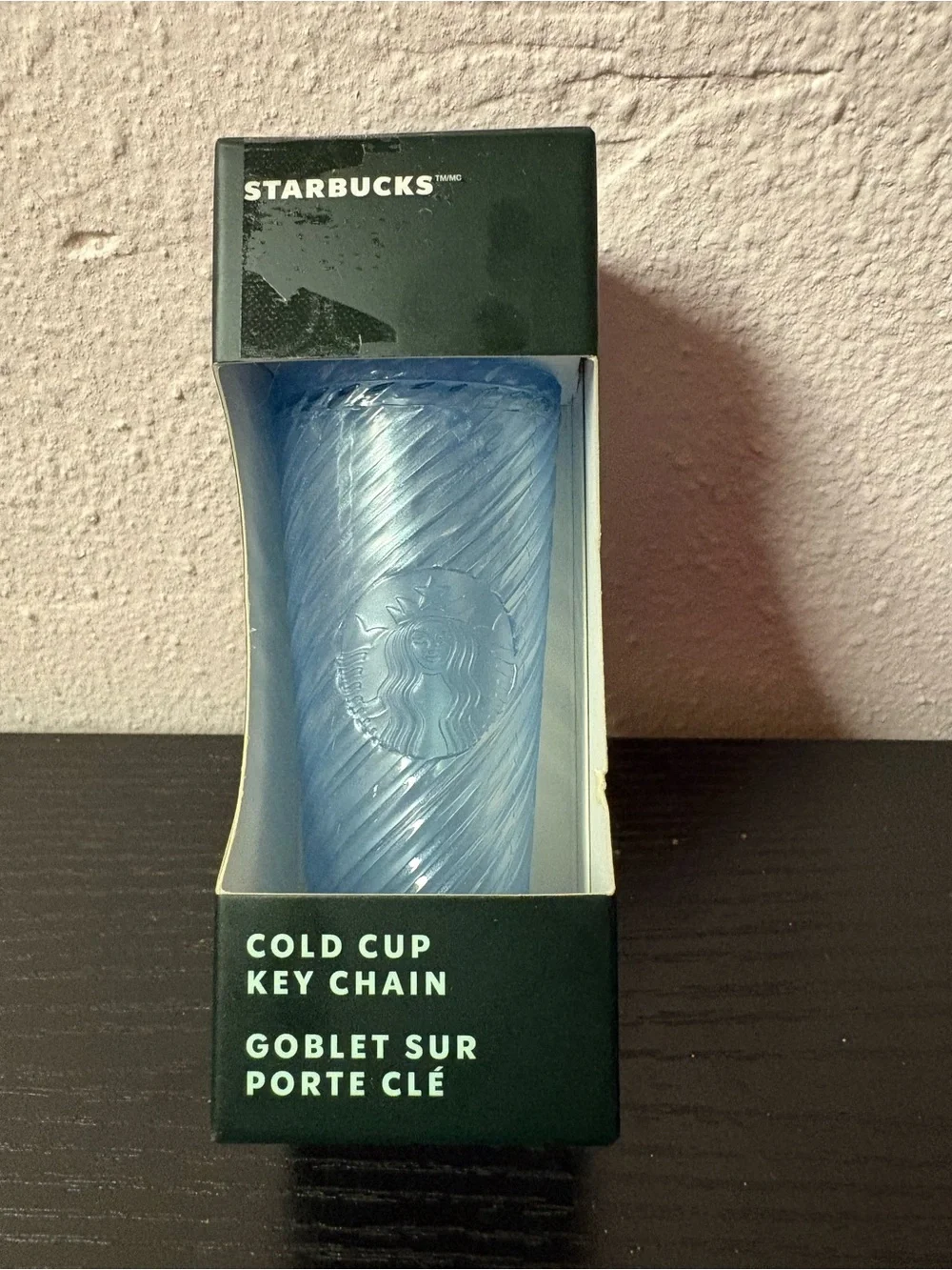 Starbucks Blue Cold Cup Keychain Mini Tumbler Sealed 2024 Collectible